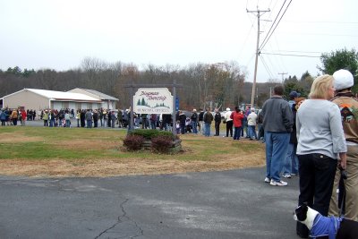 This was the line when I first got to my polling place.