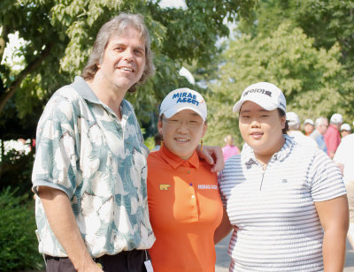 Ed, Jiyai Shin and Sun Ju Ahn