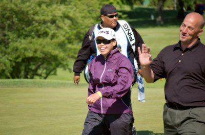 Dorothy Delasin sharing a laugh with her partners