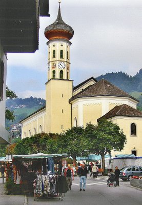 MARKET DAY IN THE CHURCH SQUARE
