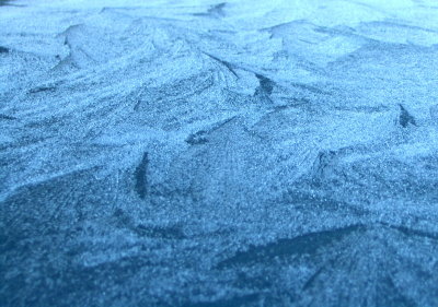 FROST ON CAR ROOF