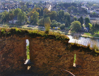 OVER THE CASTLE PATH WALL