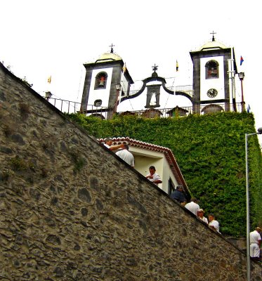 LOOKING UP TO MONTE CHURCH