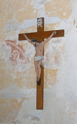 CRUCIFIX & FRESCO REMAINS