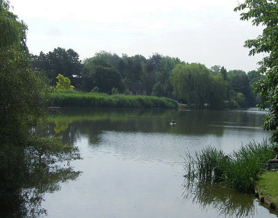 VIEW ALONG THE MOAT