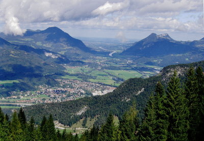 VIEW OF THE END OF THE INNTAL VALLEY