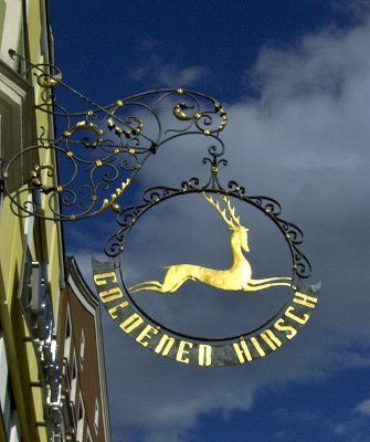 ORNATE HOTEL SIGN