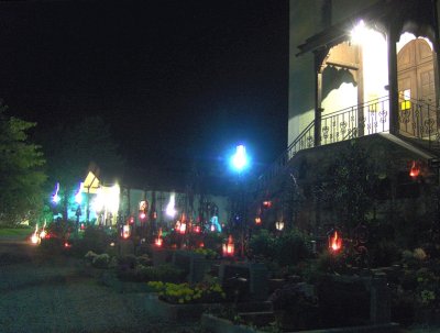 CHURCHYARD AT NIGHT