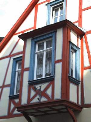 COLOURFUL ORIEL WINDOW