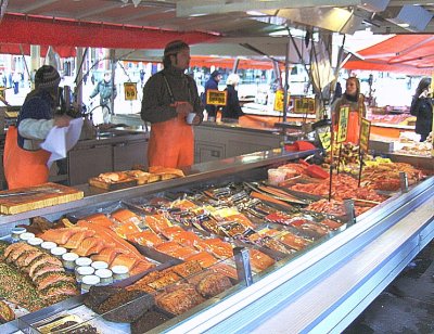 A Bergen Fish Market   1709