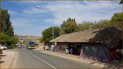 A bar full of people in Soweto.