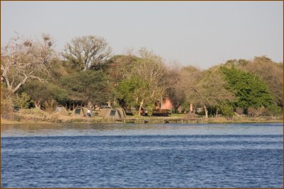 We finally arrived to the camp in Maun.