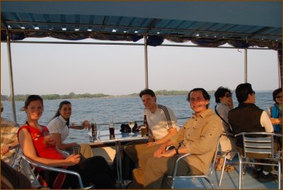 The two couples enjoying the cruise :)