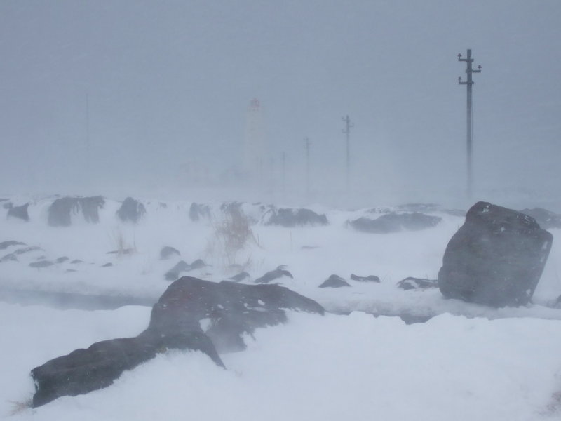 Snowstorm in mars