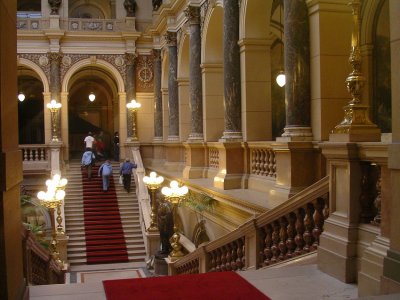 Inside the  National museum
