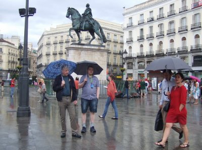 Rain in Madrid