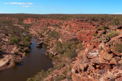 Murchison River in Kalbarri National Park