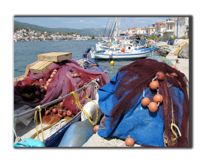 Bateau de pche Poros Grce continantale