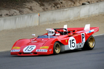 1971 Ferrari 312P driven by Ernie Prisbe