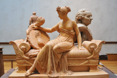 The Family of General Philippe Guillaume Duhesme, about 1808, by Joseph Chinard, French, 1756-1813, terracotta