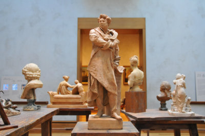 Model for a Monument to Alexandre Dumas pre, about 1883, by Albert-Ernest Carrier-Belleuse, French, 1824-1887, terracotta