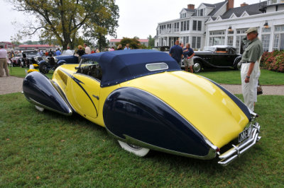 1938 Talbot Lago T150-C Cabriolet by Figoni & Falaschi, J. Willard Marriott, Jr.