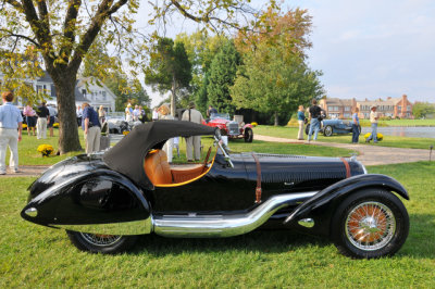1937 Talbot Lago 150-C Roadster by Figoni & Falaschi, Honorary Chairman's Award and People's Choice Award, Jim Patterson