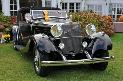 1926 Hispano-Suiza H6B Victoria by Henri Chapron, Best of Show awardee, Milli & Frank Ricciardelli
