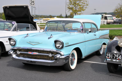 1957 Chevrolet  Bel Air coupe, $28,500