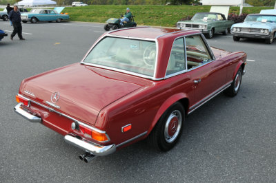 1968 Mercedes-Benz 280 SL, with removable hardtop, $65,000