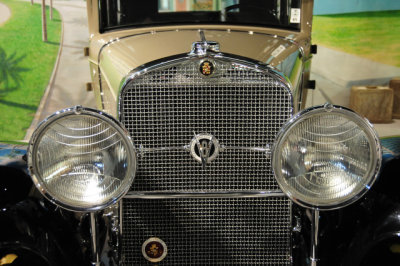 1931 Cadillac 355 Sedan, from the Cadillac LaSalle Club Museum, shown at the Antique Automobile Club of America Museum in 2008.