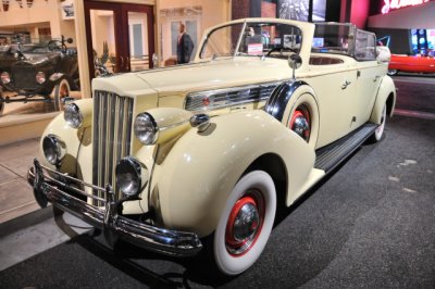 1939 Packard Super Eight Phaeton used by Juan and Evita Peron. Now at the Petersen Automotive Museum in Los Angeles.