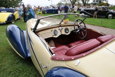 1937 Delahaye Model 135 by Figone & Falaschi, at the 2008 St. Michaels Concours d'Elegance on Maryland's Eastern Shore.