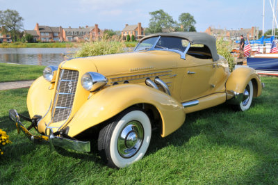 1935 Auburn 851 Boattail Speedster at the 2008 St. Michaels Concours d'Elegance on Maryland's Eastern Shore.