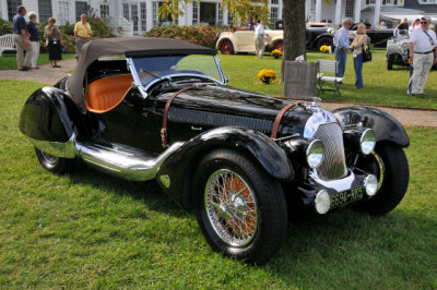 1937 Talbot Lago 150-C Roadster by Figoni & Falaschi, People's Choice awardee at the 2008 St. Michaels Concours d'Elegance.