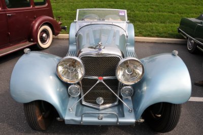 Late-1930s SS-100 Jaguar roadster at the Antique Automobile Club of America's 2008 National Fall Meet in Hershey, Pennsylvania.