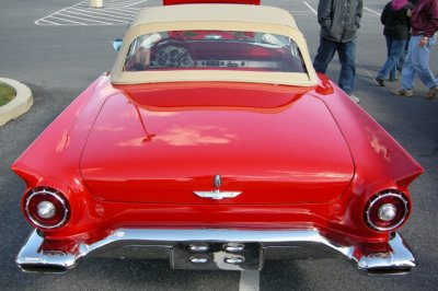1957 Ford Thunderbird at the Antique Automobile Club of America's 2007 National Fall Meet in Hershey, Pennsylvania.