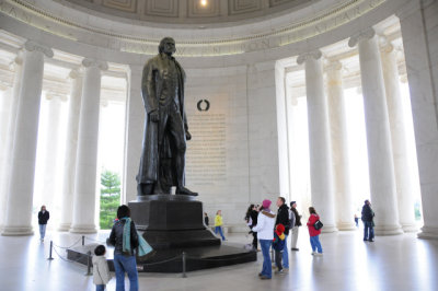 Statue by Rudulph Evans, Jefferson Memorial, Washington, D.C.