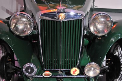 1948 MG TC, The Sports Car in America exhibit, AACA Museum
