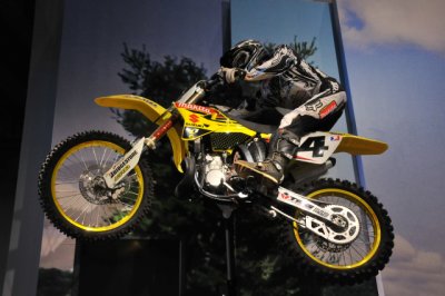 Suzuki racing motorcycle.