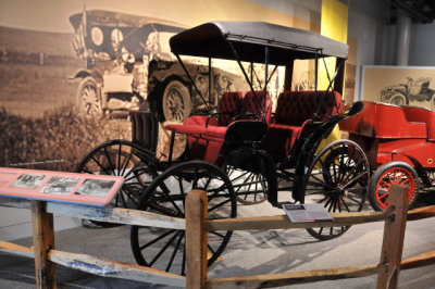Before automobiles, there were carriages, such as this 1890 Studebaker. America On Wheels (AOW) Collection.
