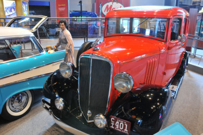 1935 Chevrolet Suburban Carryall Model EB, on loan from Edward A. and Sally Brouillet.