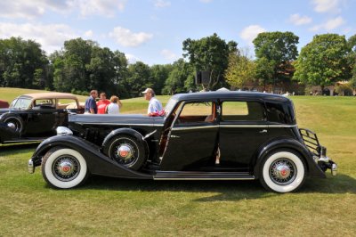1934 Packard V12 Sport Phaeton by Dietrich, owned by Ray Scherr, Best of Show among American cars