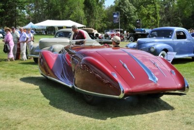 1939 Delahaye 165 Cabriolet, Best of Show among foreign cars and People's Choice