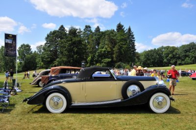 1937 Rolls-Royce Phantom III V-12 Henley Roadster by Inskip, owned by Patrick S. Ryan (PP br)