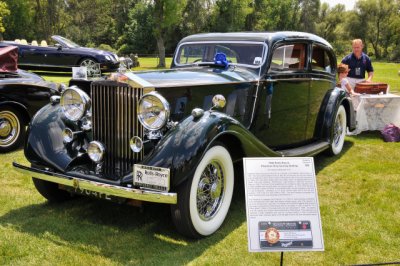 1936 Rolls-Royce Phantom III by Gurney Nutting, owned by Rita and Bill Wetzel (PP br/co)
