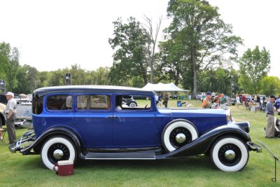 1933 Pierce-Arrow 836 Limousine, once owned by a Korean prince who lived in Japan. It is now owned by Marvin M. Tamaroff.