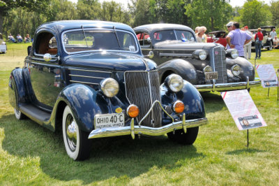 1936 Ford V8 Model 68 DeLuxe Three-Window Coupe, owned by Norm Abston