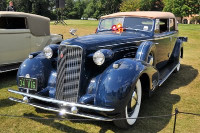 (C1) 1934 Cadillac V16 Convertible Sedan by Fisher, Best of Detroit awardee, owned by David and Linda Kane
