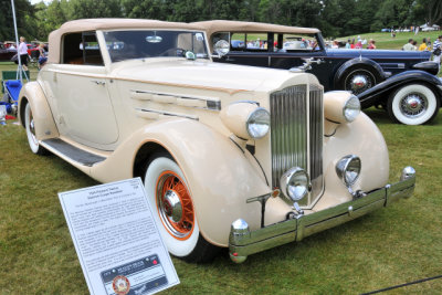 (P) 1935 Packard Twelve Coupe Roadster by Dietrich, owned by Brent Merrill